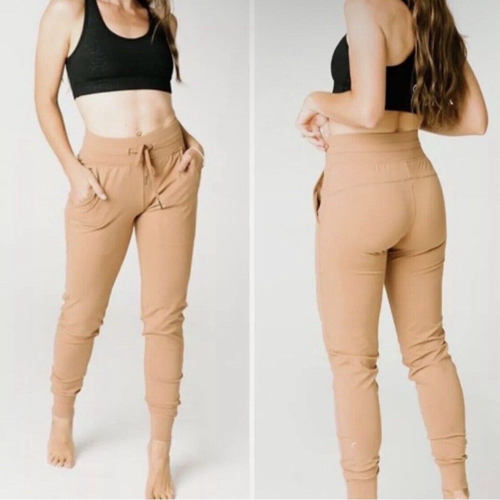 Zyia Active Camel/Tan Ascend Joggers Women’s Xs Comfy!